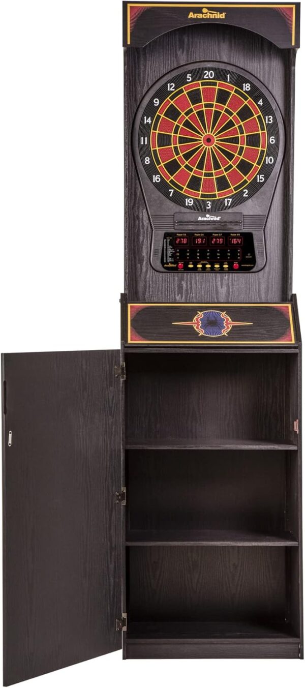 Arachnid Cricket Pro 650 Standing Electronic Dartboards with 24 Games, 132 Variations, and 6 Soft-Tip Darts Included - Image 2