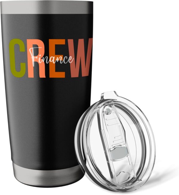 Finance Department Team Men Financial Planning Week Women Stainless Steel Insulated Tumbler - Image 5