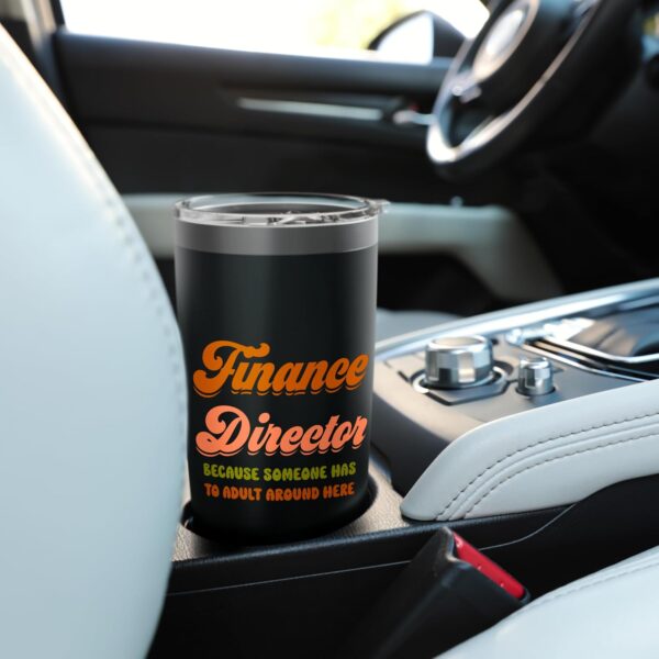 Financial Planning Director Manager Funny Finance Department Stainless Steel Insulated Tumbler - Image 6