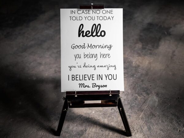 Personalized Custom Motivational Inspirational Posters for School Classroom Kidsroom - Motivational Quotes Growth Mindset Poster for Students and Teachers Printing - Wall Art Print for Home School - Image 3