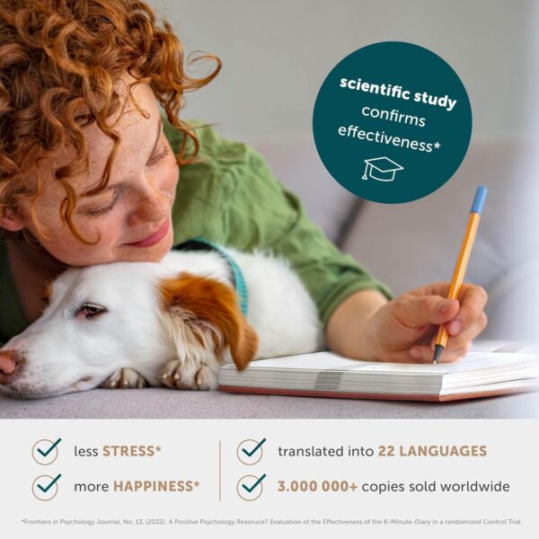 6-Minute Diary – 3-Million-User Gratitude Journal for Women & Men with Prompts – Guided Self Care Book Based on Positive Psychology – Daily Manifestation - Image 2