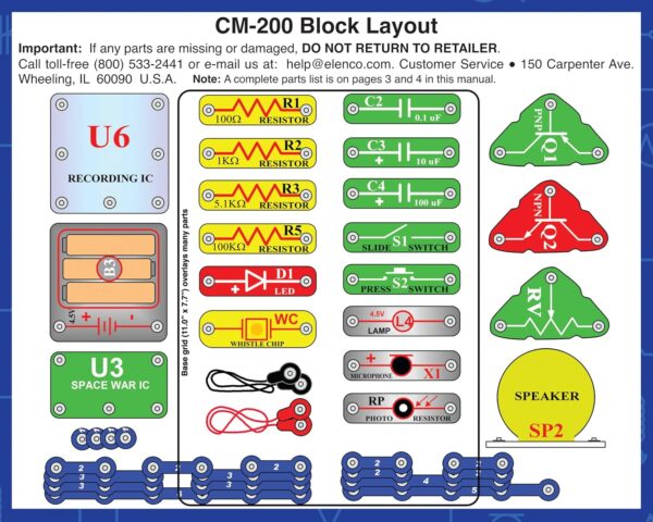 Snap Circuits 203 Electronics Exploration Kit | Over 200 STEM Projects | Full Color Project Manual | 42 Snap Modules | Unlimited Fun - Image 9