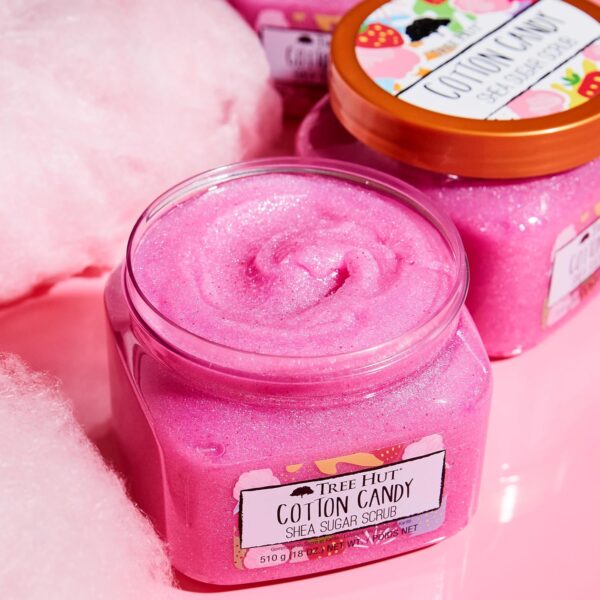 Tree Hut Cotton Candy Shea Sugar Scrub, 510 Grams - Image 4