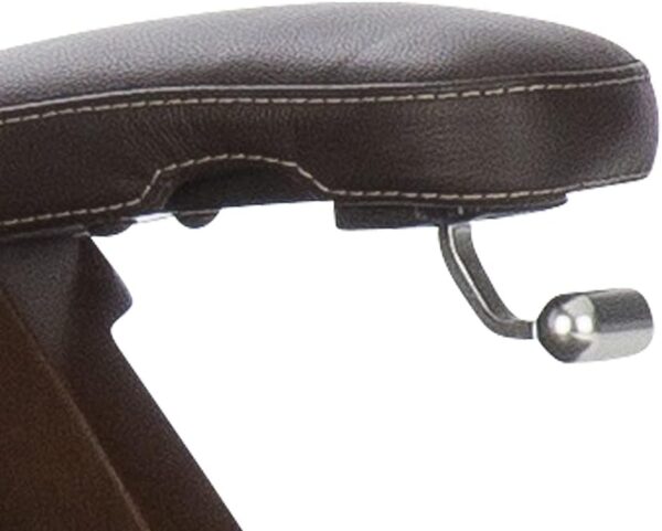 Human Touch Perfect Chair® PC-350 Classic Power Zero Gravity Leather Electric Recliner For Office, 3-Year Warranty, 46D x 32W x 46H Inch, Dark Walnut Espresso - Image 7