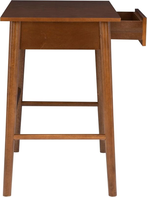 Melissa Mid Century Walnut Desk by Linon - Image 16