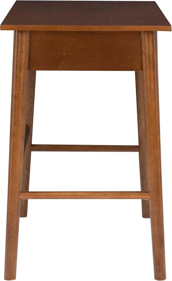 Melissa Mid Century Walnut Desk by Linon - Image 11