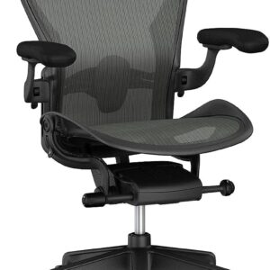 Herman Miller Aeron Chair, B, Graphite -