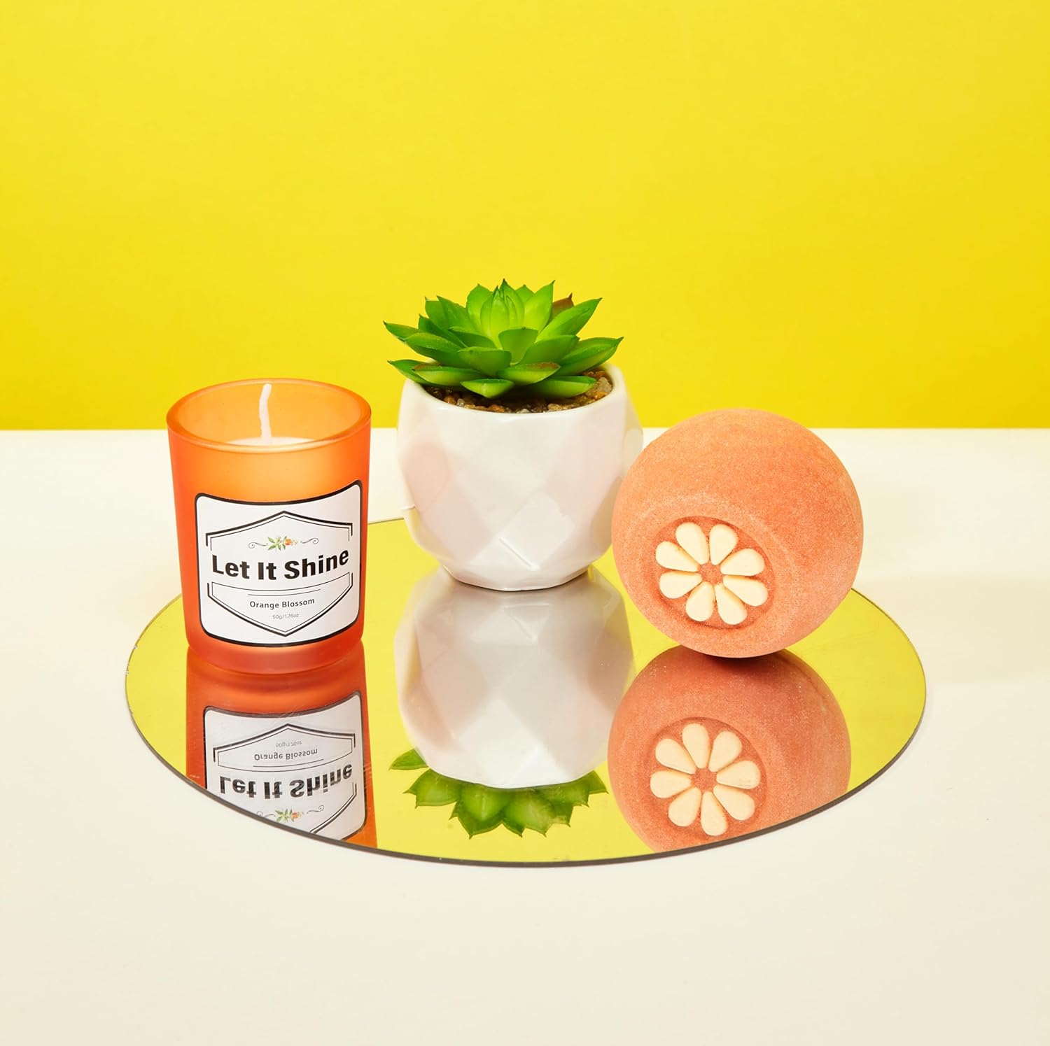 Sunny&Wise Orange Themed Gift Baskets for Women - Designed in USA - Care Package, Self Care Gifts, Get Well Soon, Thinking of You - Image 8