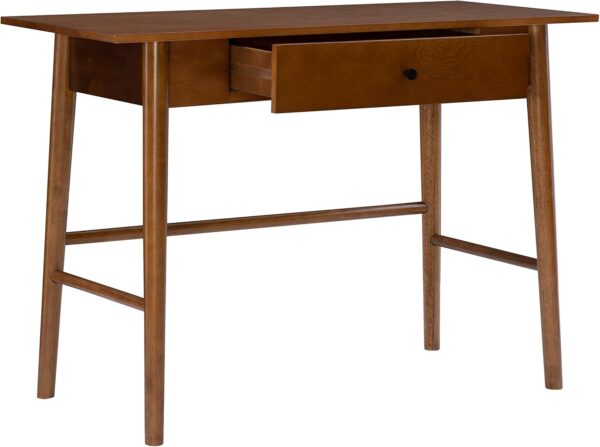 Melissa Mid Century Walnut Desk by Linon - Image 15