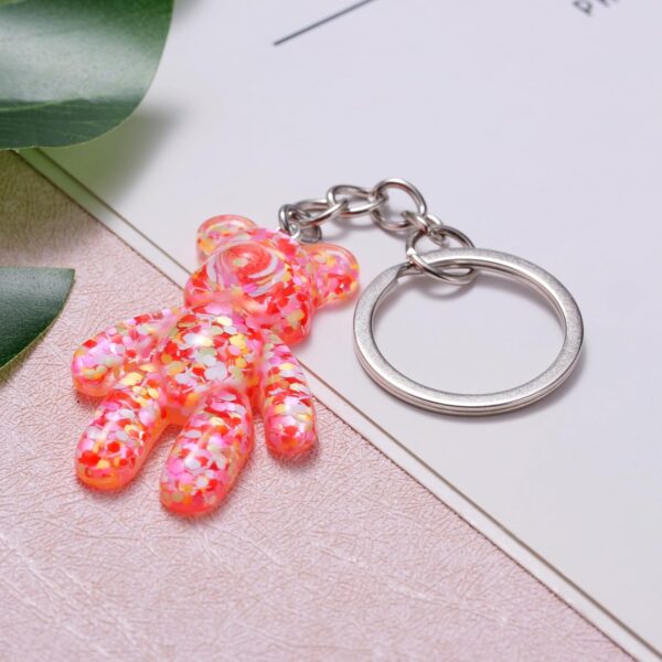 Pocket Bear Hug, Anxiety Gifts for Women Men, Mental Health Positivity Gift, Autism Fidget Gifts, Stress Relief Gift for Her, Comforting Present for Son Daughter Back to School, Red - Image 3