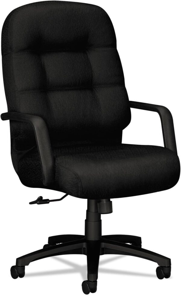 HON 2091NT10T 2090 Pillow-Soft Series Executive High-Back Swivel/Tilt Chair, Black/Black