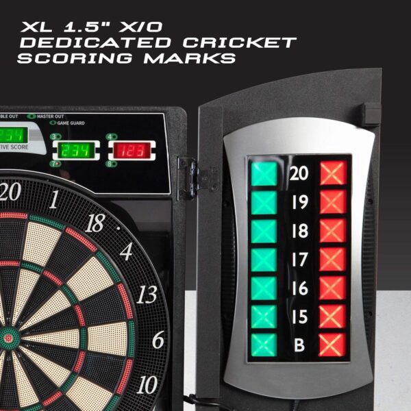 Arachnid Cricket Maxx 4.0 Electronic Dartboard Set, Black - Image 5
