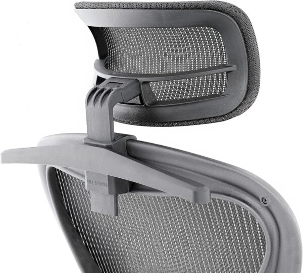Aeron Chair by Herman Miller - Highly Adjustable Graphite Frame - with PostureFit - Carbon Classic (Medium) - Image 5