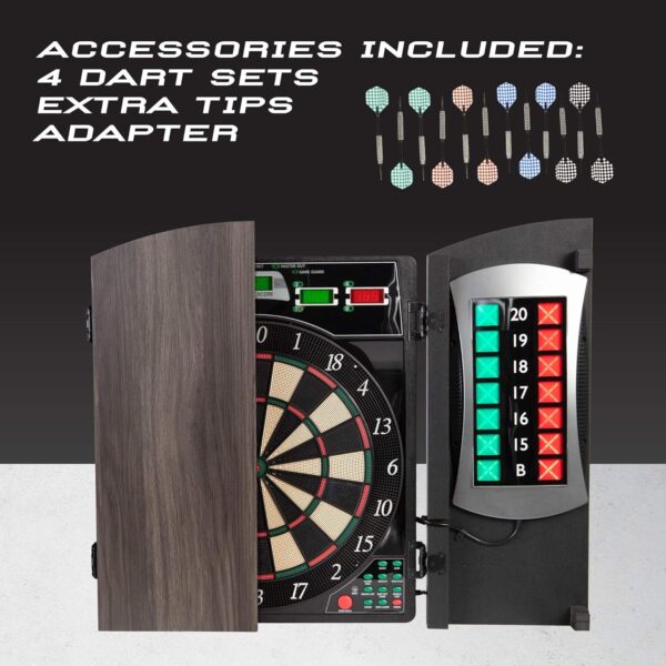 Arachnid Cricket Maxx 4.0 Electronic Dartboard Set, Black - Image 6
