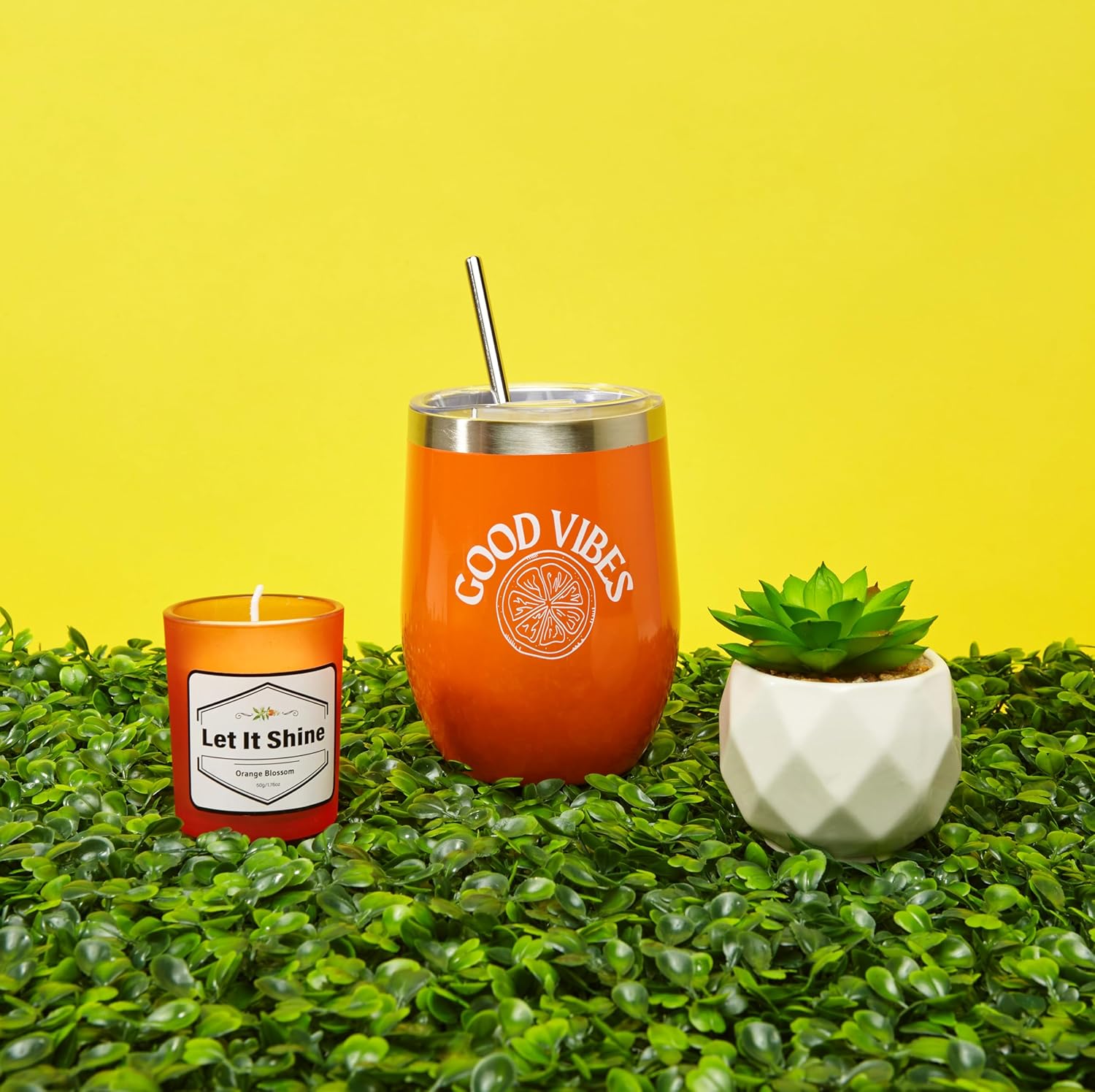 Sunny&Wise Orange Themed Gift Baskets for Women - Designed in USA - Care Package, Self Care Gifts, Get Well Soon, Thinking of You - Image 4