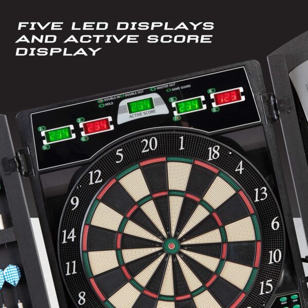 Arachnid Cricket Maxx 4.0 Electronic Dartboard Set, Black - Image 3
