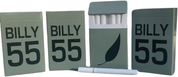 AMERICAN BILLY -REGULAR Carton Green Tea Herbal Cigarettes (REGULAR Flavor) (Sold by the Carton) -Non Tobacco - Non Nicotine Cigarette Alternatives - Image 2