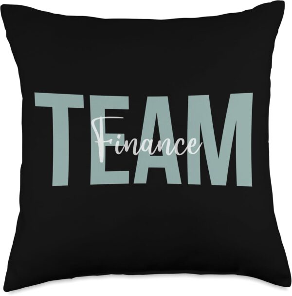 Finance Department Financial Planning Team Week Women Men Throw Pillow