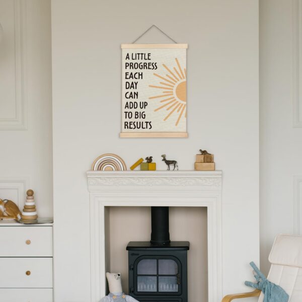 Supwhd Positive Affirmations Wall Decor, Inspirational Add Up to Big Results Wall Art Framed, Motivational Quotes Wall Art for Home Office Classroom, 16x24 - Image 3