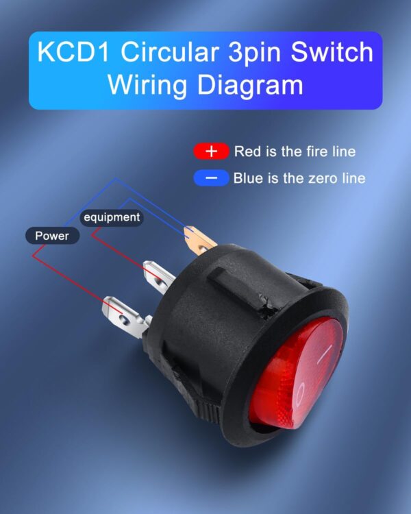 12V Fused Cigarette Lighter Male Repair Replacement Plug with On/Off Switch – Built-in 15A Fuse, LED Indicator, Universal Car Cigarette Lighter Power Adapter for Car Electronics - Image 4