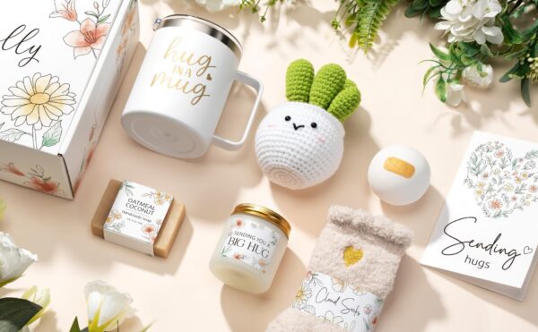 Self Care Get Well Soon Gifts Basket for Women, Birthday Gifts for Women Spa Care Package, Thinking of You Inspirational Sympathy Gift Basket, Unique Christmas Gift for Mom Her Wife Best Friend Sister - Image 9