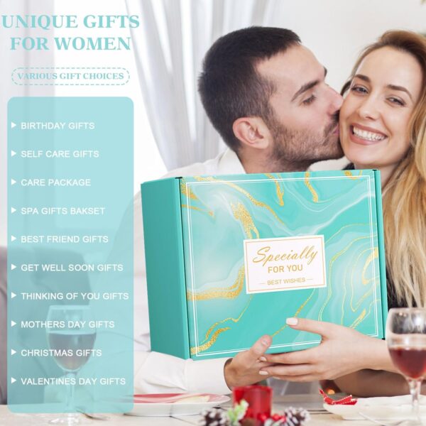 Birthday Gifts for Women Self Care Gift Set, Relaxing Spa Gifts Basket Women Care Package Get Well Soon Gift, Unique Christmas Gifts for Mom Wife Grandma Her Friend Sister, Thinking of You Presents - Image 4