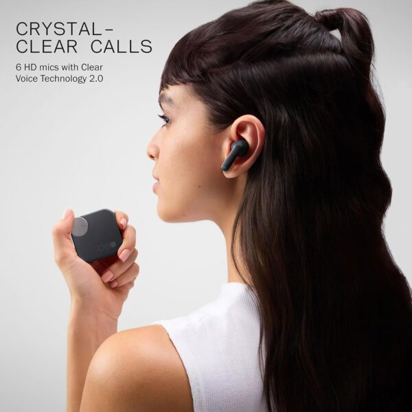 CMF Buds Pro 2 Wireless Earbuds with Smart Dial, 50dB Hybrid Noise Cancelling Earbuds Wireless Bluetooth 5.3, 11mm Bass with LDAC, 6 Hi-Res Audio Mics, 43H Playtime, Fast Charging Case, Dark Grey - Image 8