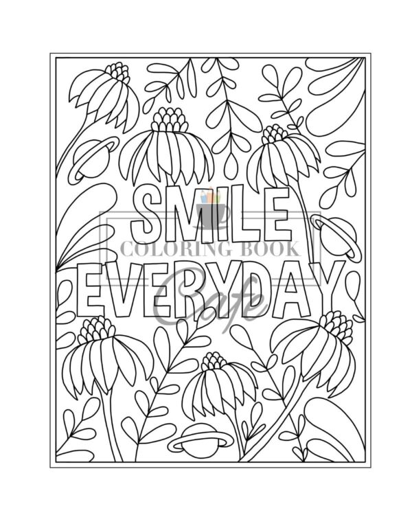 100 Inspirational Quotes Coloring Book for Adults: 100 Motivational Quotes, Positive Affirmations and Inspirational Phrases for Stress Relief and Relaxation - Image 31