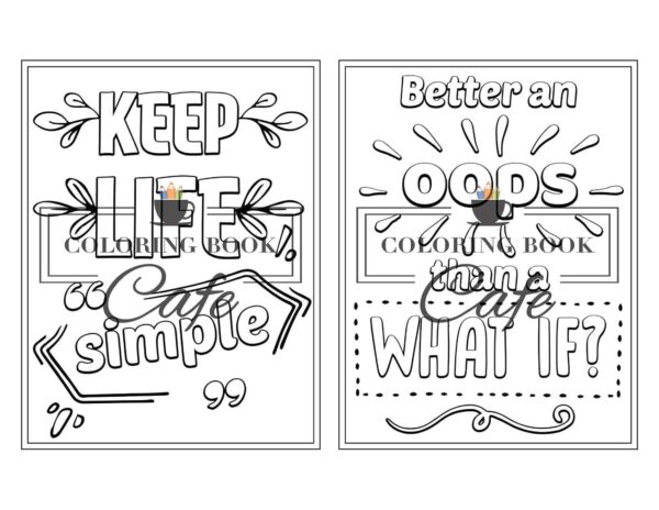 100 Inspirational Quotes Coloring Book for Adults: 100 Motivational Quotes, Positive Affirmations and Inspirational Phrases for Stress Relief and Relaxation - Image 6
