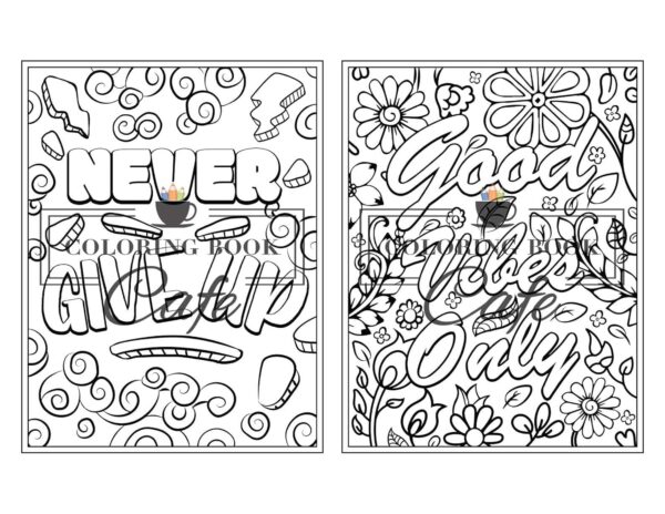 100 Inspirational Quotes Coloring Book for Adults: 100 Motivational Quotes, Positive Affirmations and Inspirational Phrases for Stress Relief and Relaxation - Image 13