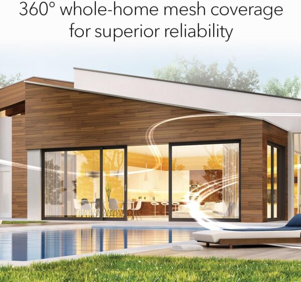 NETGEAR Orbi 770 Series Tri-Band WiFi 7 Mesh Network System (RBE773) - Router + 2 Satellite Extenders, Security Features, Up to 11Gbps, Covers up to 8,000 sq. ft., 100 Devices, 2.5 Gig Internet Port - Image 4