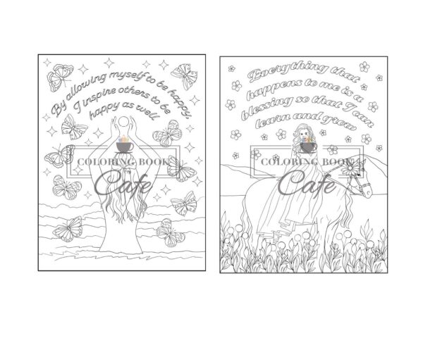 100 Inspirational Quotes Coloring Book for Adults: 100 Motivational Quotes, Positive Affirmations and Inspirational Phrases for Stress Relief and Relaxation - Image 35