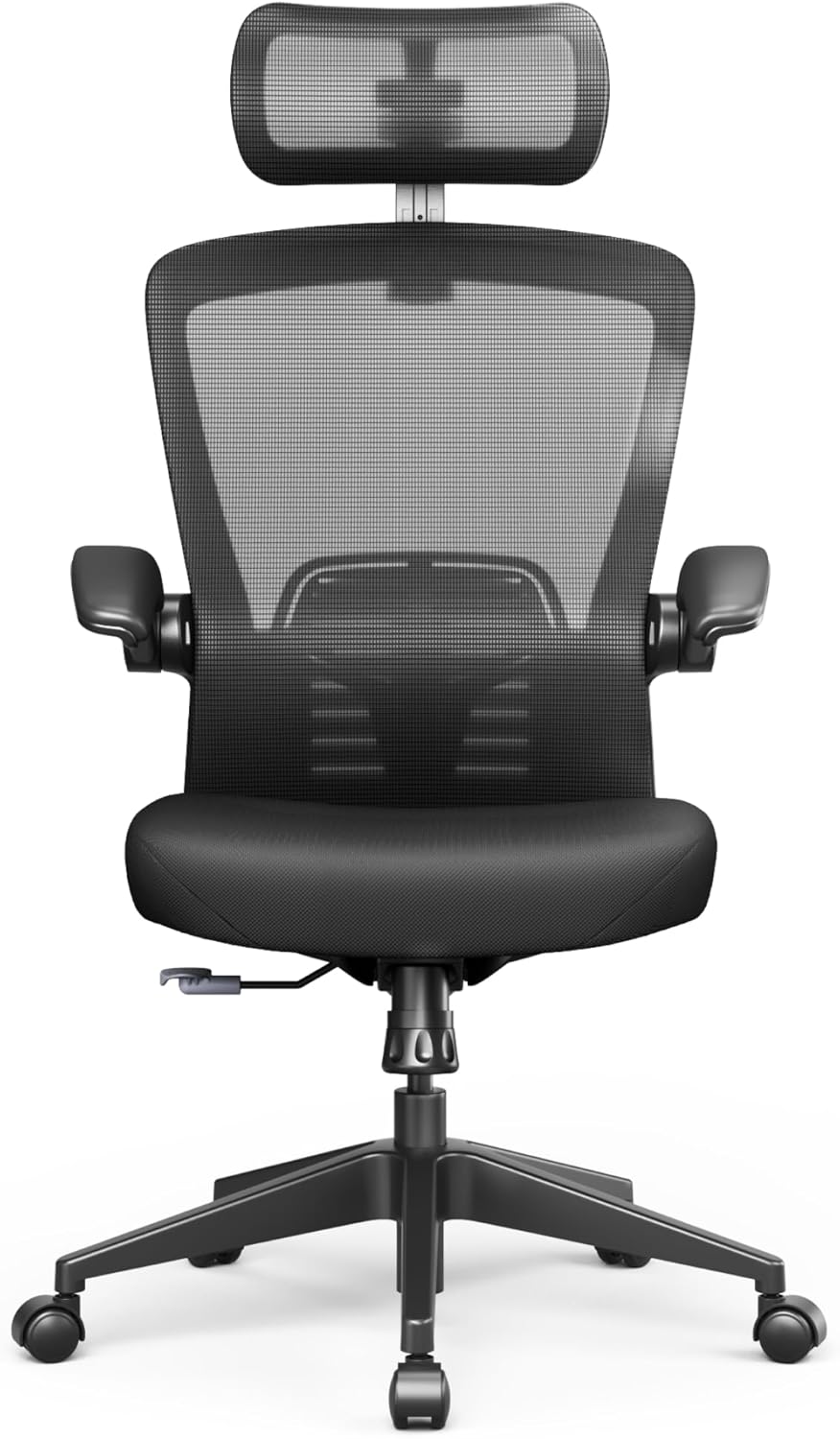 FLEXISPOT OC3-Pro Ergonomic Office Chair High Back Computer Chair with Flexible Flip-up Armrest/8-Level Lumbar Support, High Elastic Foam Seat Cushion, Chairs for Home Office Working Studying, Black - Image 9