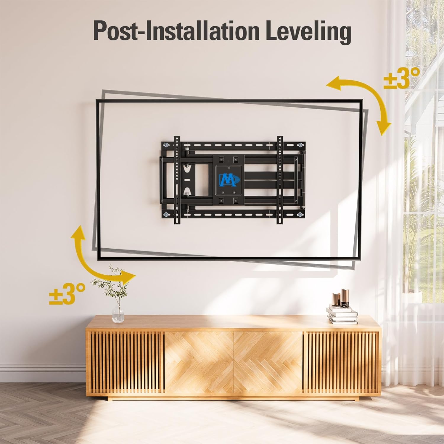 Mounting Dream Long Arm TV Wall Mount for Most 42-90 Inch TV, 40 Inch Extension TV Mount Swivel and Tilt, Full Motion Mount Fits Max VESA 800x400mm, 150 lbs. Loading, 16”,18”, 24” Studs - Image 7