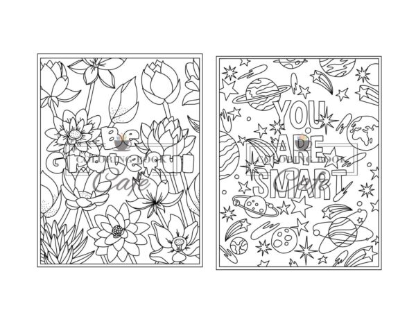 100 Inspirational Quotes Coloring Book for Adults: 100 Motivational Quotes, Positive Affirmations and Inspirational Phrases for Stress Relief and Relaxation - Image 20