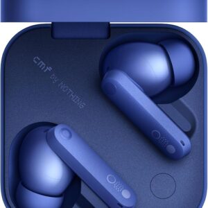 CMF Buds Pro 2 Wireless Earbuds with Smart Dial, 50dB Hybrid Noise Cancelling Earbuds Wireless Bluetooth 5.3, 11mm Bass with LDAC, 6 Hi-Res Audio Mics, 43H Playtime, Fast Charging Case, Blue
