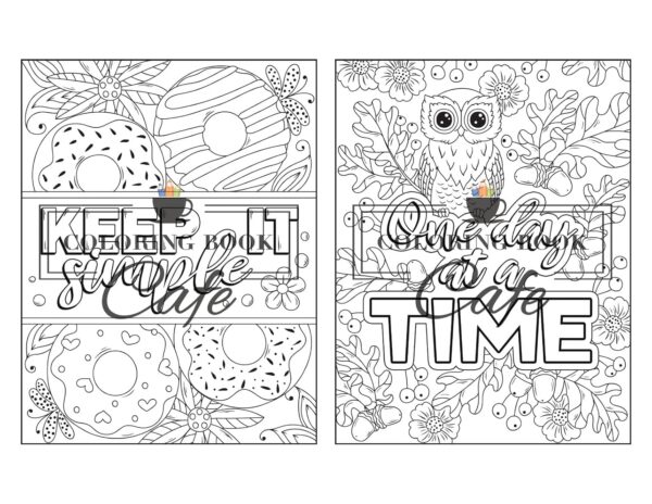 100 Inspirational Quotes Coloring Book for Adults: 100 Motivational Quotes, Positive Affirmations and Inspirational Phrases for Stress Relief and Relaxation - Image 53