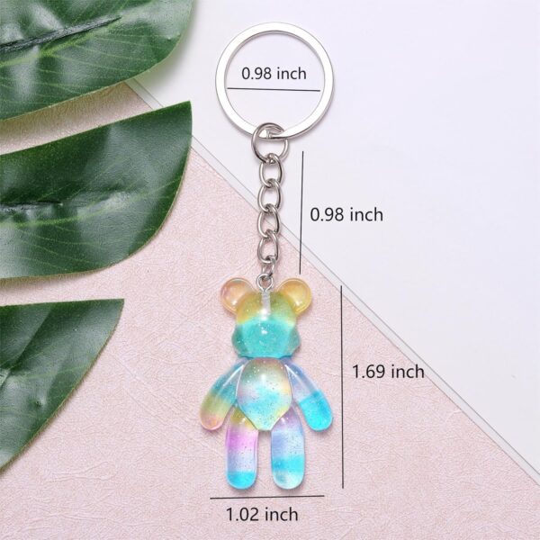 Pocket Bear Hug, Anxiety Relief Gifts for Son from Mom Dad, Mental Health Positivity Gift for Men Teen, Autism Fidget Gift, Thoughtful Gifts for School Anxiety, Rainbow Blue - Image 5