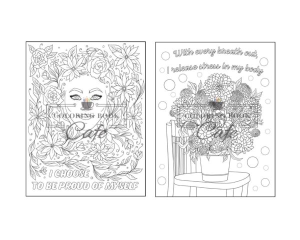100 Inspirational Quotes Coloring Book for Adults: 100 Motivational Quotes, Positive Affirmations and Inspirational Phrases for Stress Relief and Relaxation - Image 38