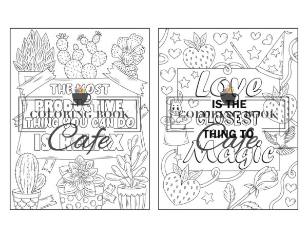 100 Inspirational Quotes Coloring Book for Adults: 100 Motivational Quotes, Positive Affirmations and Inspirational Phrases for Stress Relief and Relaxation - Image 52