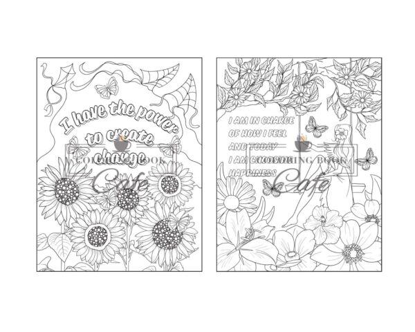 100 Inspirational Quotes Coloring Book for Adults: 100 Motivational Quotes, Positive Affirmations and Inspirational Phrases for Stress Relief and Relaxation - Image 32