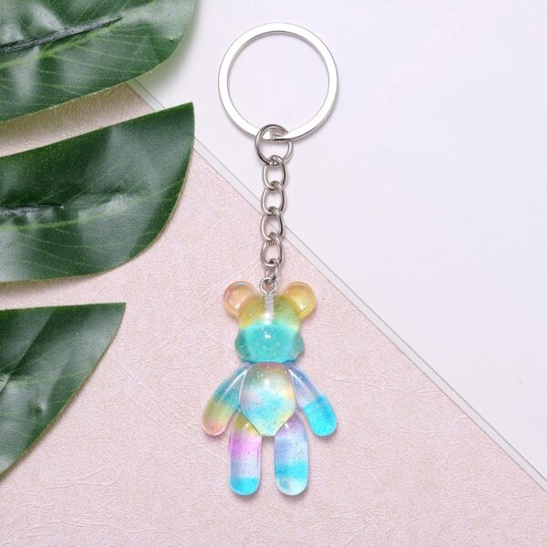 Pocket Bear Hug, Anxiety Relief Gifts for Son from Mom Dad, Mental Health Positivity Gift for Men Teen, Autism Fidget Gift, Thoughtful Gifts for School Anxiety, Rainbow Blue - Image 2