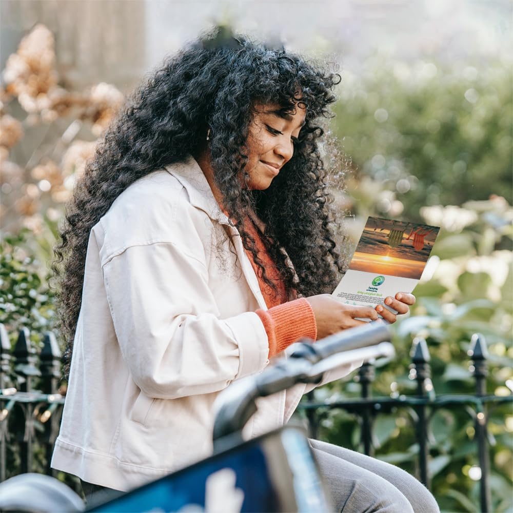 Tree-Free Greetings EcoNotes 12 Count Glorious Day Sunset All Occasion Notecard Set with Envelopes, 4 x 6 Inches (FS56238) - Image 7