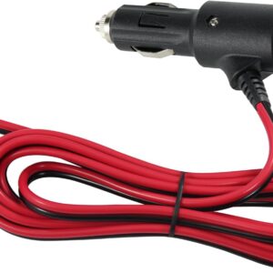 SPARKING 12V Fused Cigarette Lighter Plug with Switch - 6FT 16AWG Fused 15amp Male Plug Cigarette Lighter Replacement Plug with Bullet Terminal,12V Replace Led Light Cigarette Lighter Plug with Lead