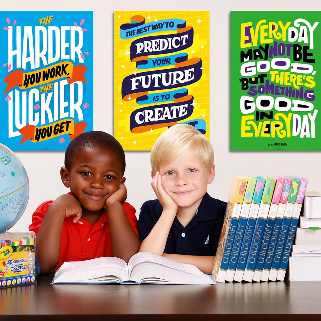 Neatz Growth Mindset Posters, Classroom Decor, For High School, Middle School, College & Home Office - Set of 12 Motivational Posters, 15 x 22” - Perfect as Classroom Decorations, Classroom Posters, - Image 5